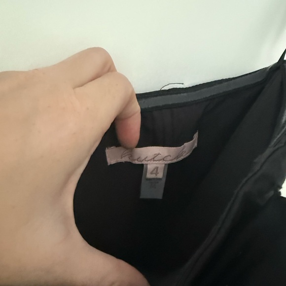 Anthropologie Black Motif Bow -Tie Maxi Dress by Hutch - Picture 4 of 5